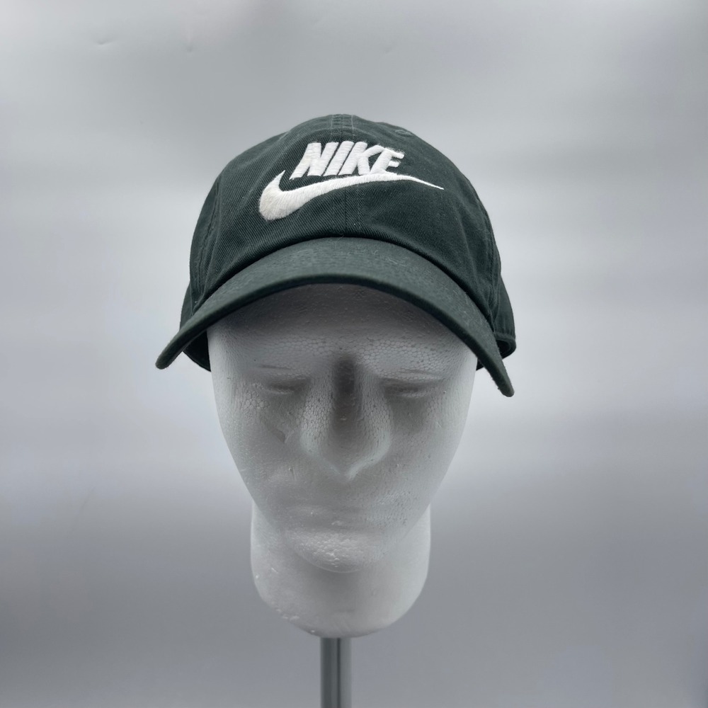 Nike 626305-332 Unisex OSFM Dark Green Hat Heritage86 Futura Logo Baseball Cap